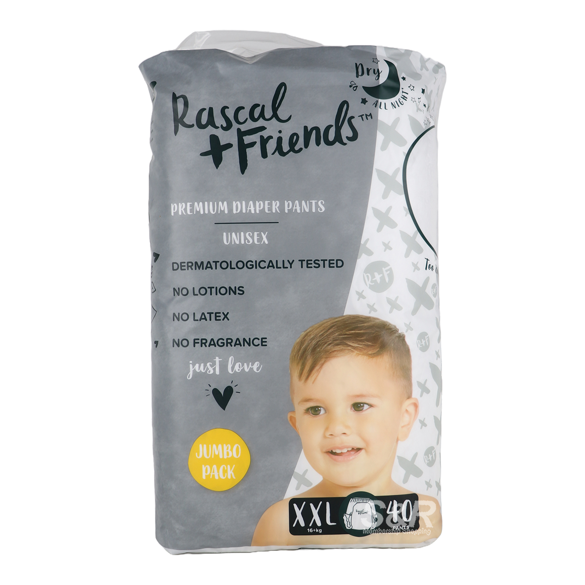 Rascal + Friends Premium Diaper Pants XXL 40pcs